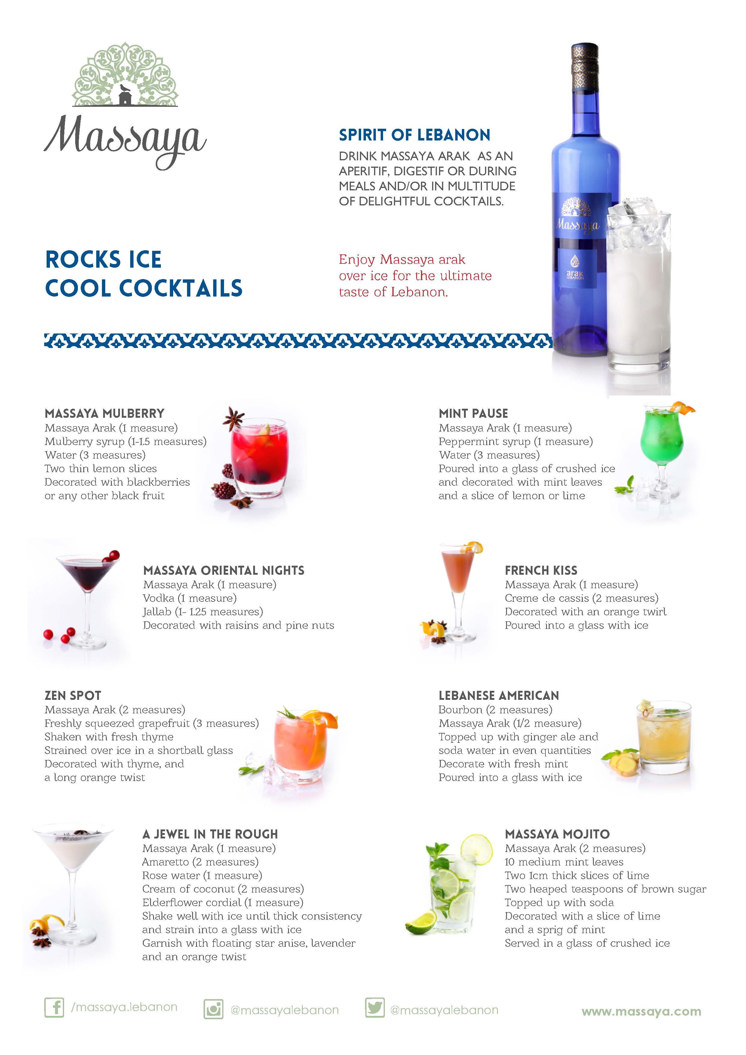 Arak Cocktails